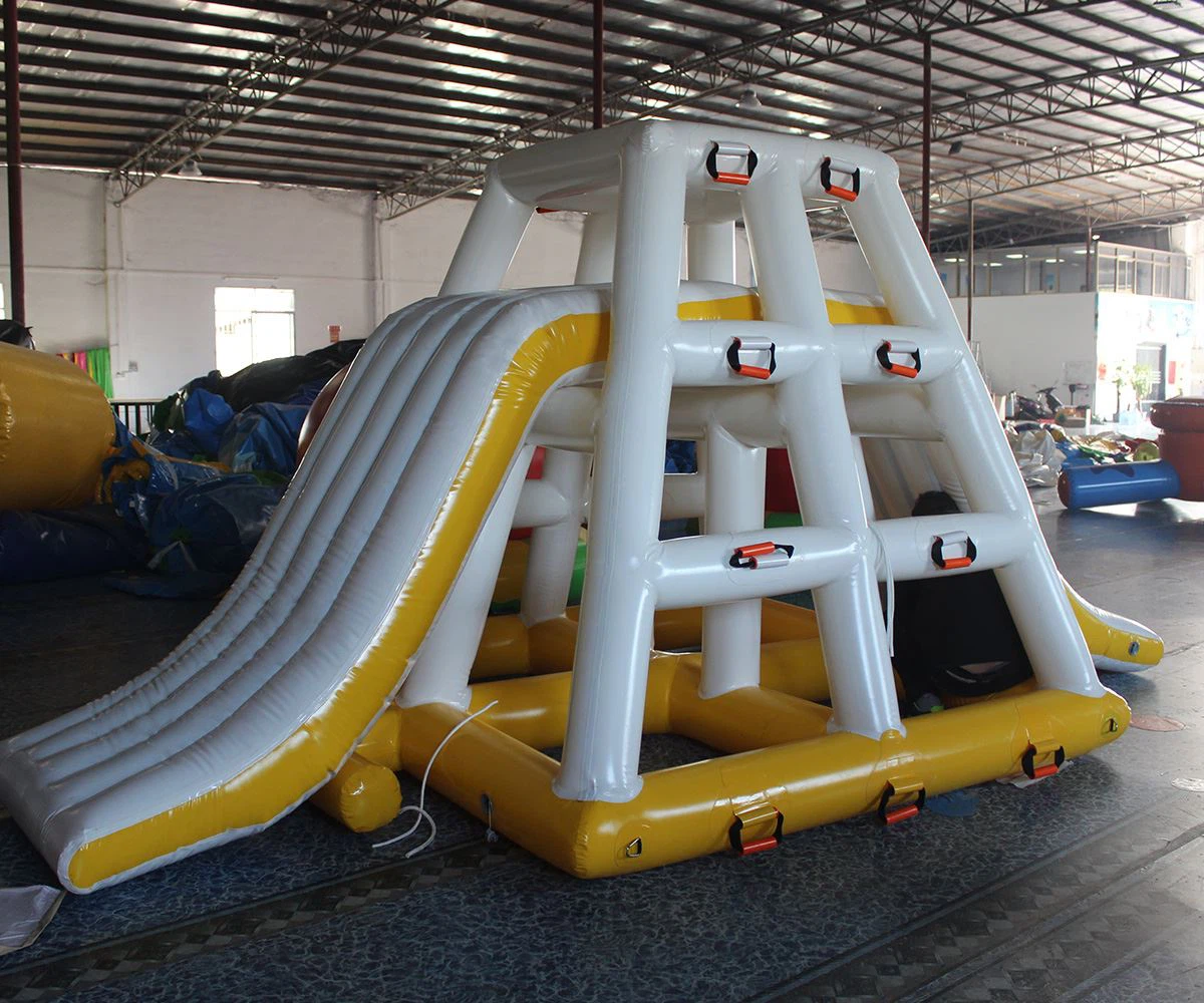 Skidebestandig oppblåsbare leker med vanntårn med lysbilde Skid Resistant Inflatable Water Tower Toys With Slide