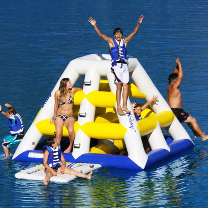 Kids Adults play Inflatable Water Tower Toys With Slide
