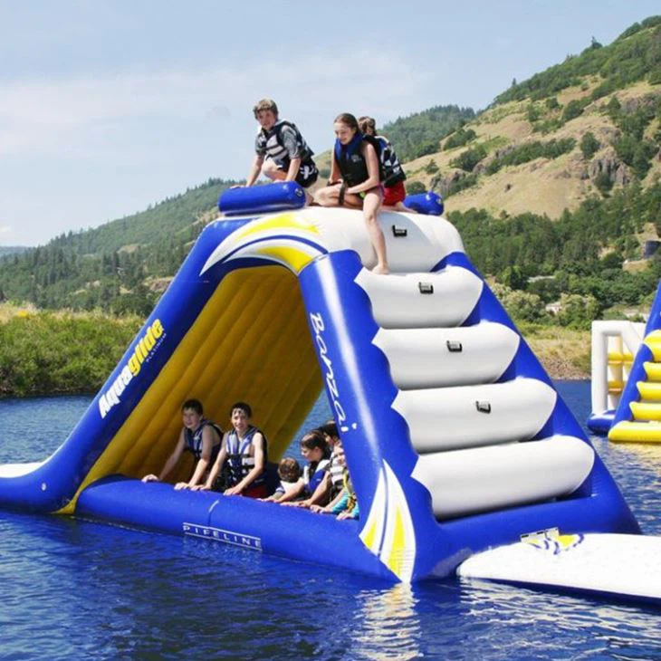 Triangular Inflatable Water Tower Toys With Slide