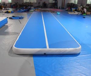 Oppblåsbar gym mat luft tumbling spor