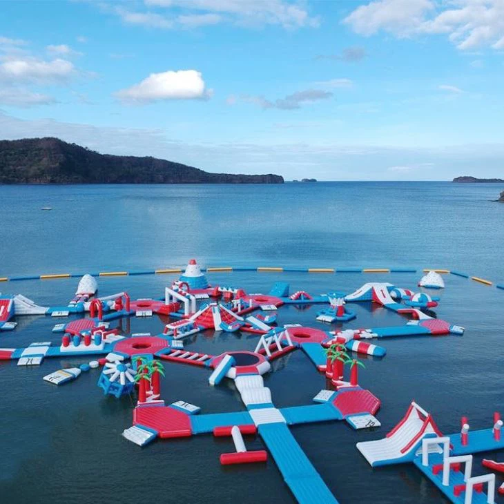 Quadruple Stitching Inflatable water park